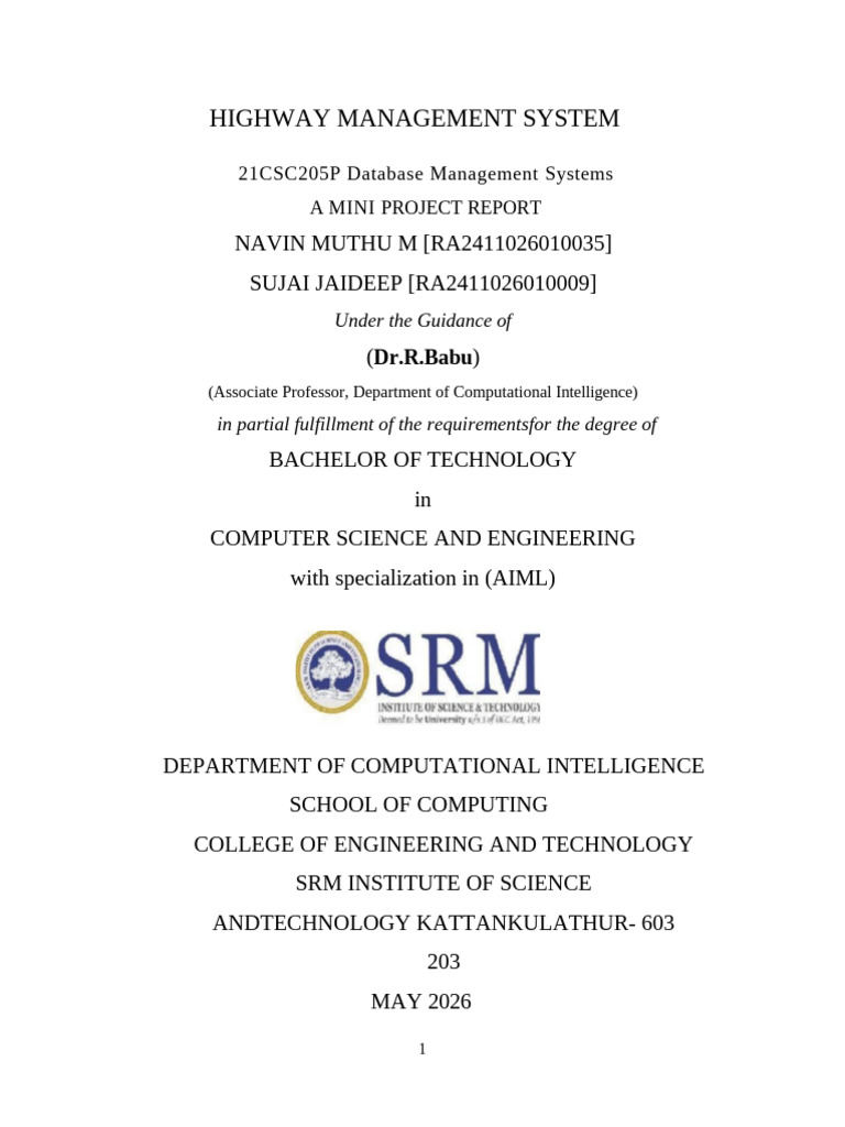 HMS_DBMS_Project_Report (2) - Copy-merged (1) | PDF | Relational ...
