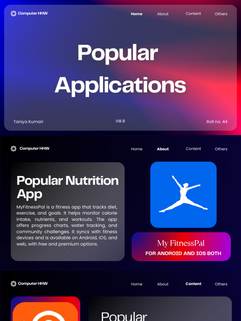 Black Modern Gradient Programmer Presentation | PDF | Mobile App | Ios