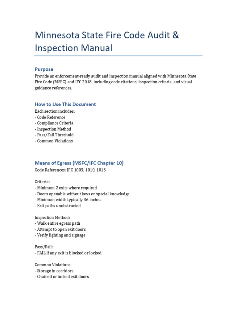 fire_code_audit_enhanced | PDF | Fire Safety | Fires