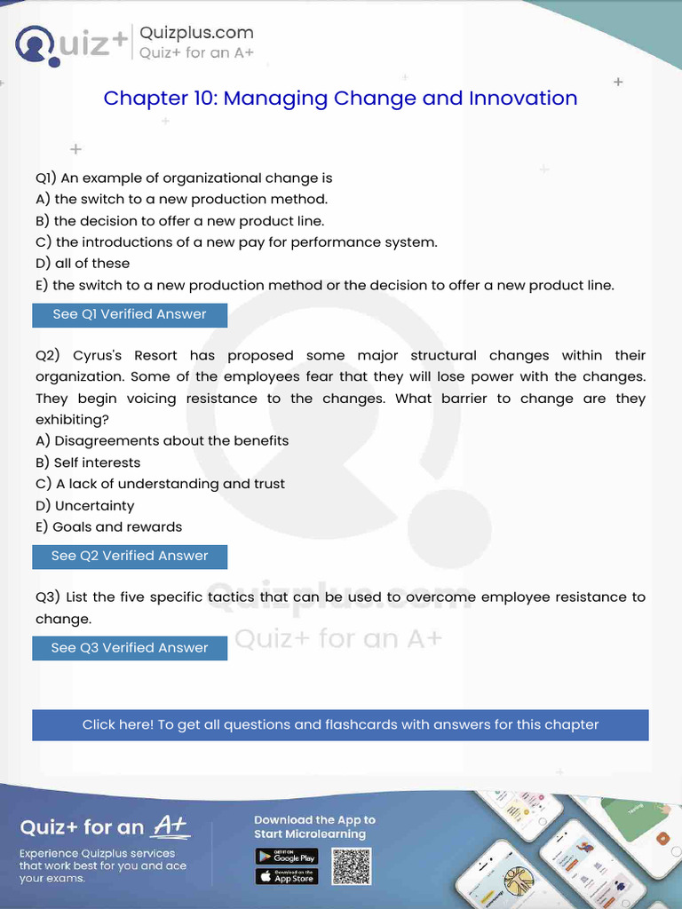 An Example of Organizational Change Is | PDF