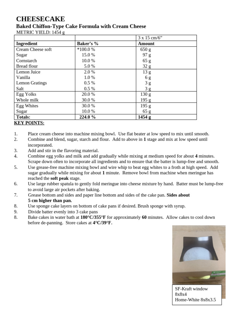 Cheesecake 2 | PDF | Cakes | Foods