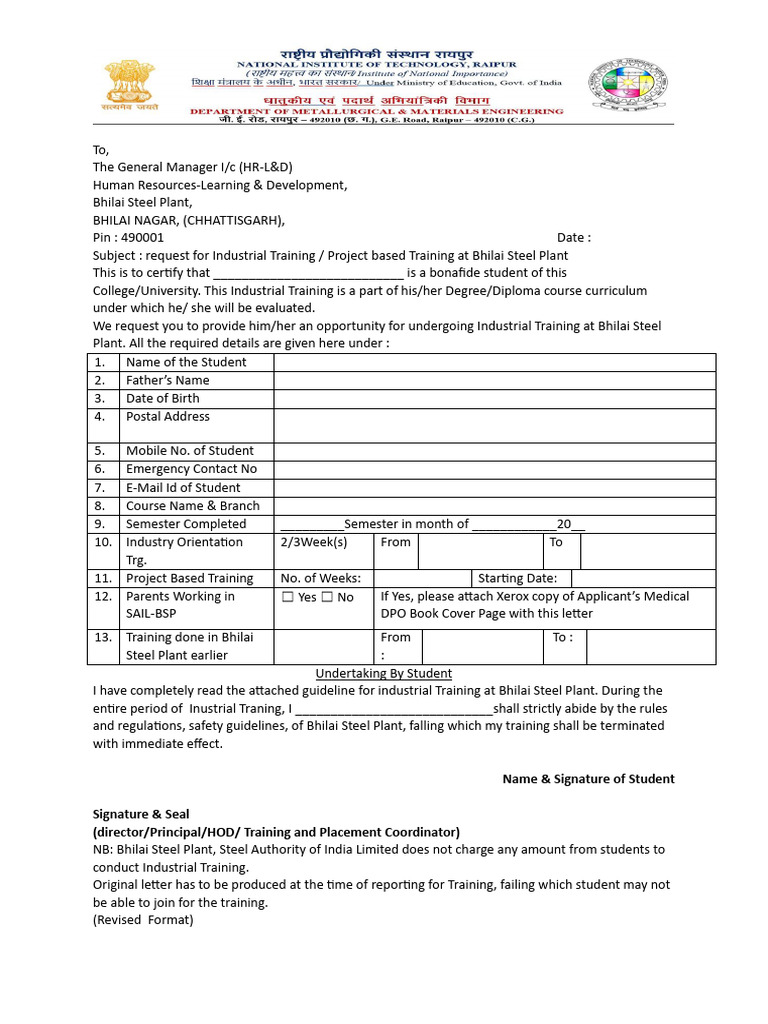 BSP FORM | PDF