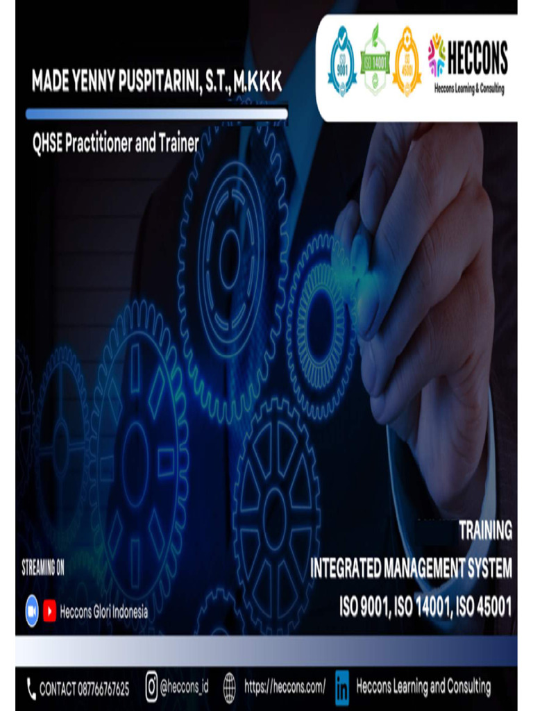 Integrated Management System ISO 9001 14001 45001 190824 | PDF