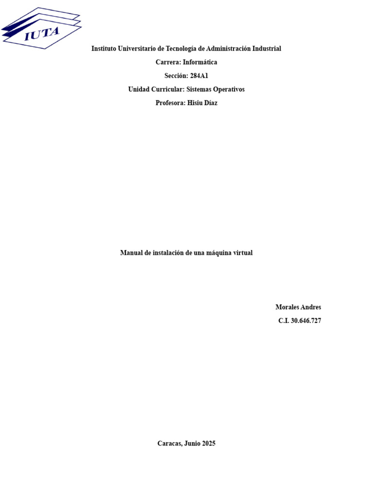 Manual de Instalacion de VMware Workstation | PDF | V Mware | Bios