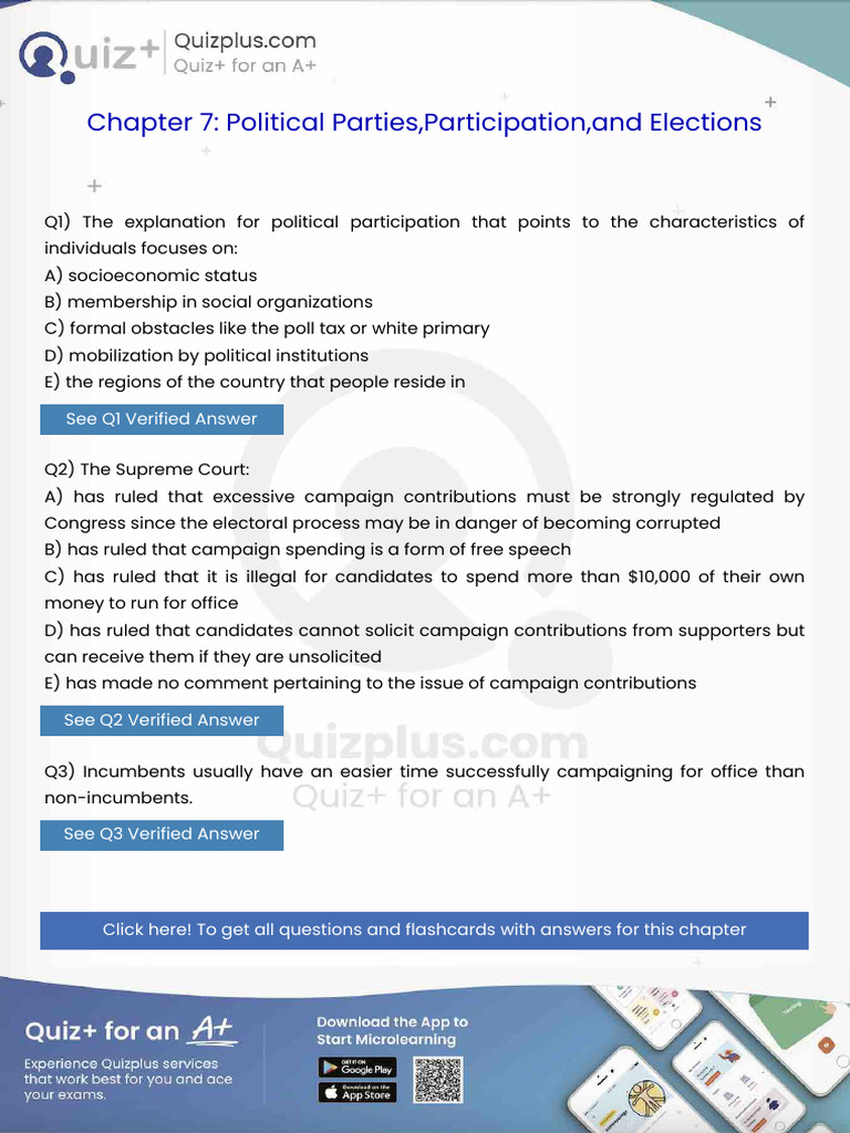 The Explanation for Political Participation That Points to the ...
