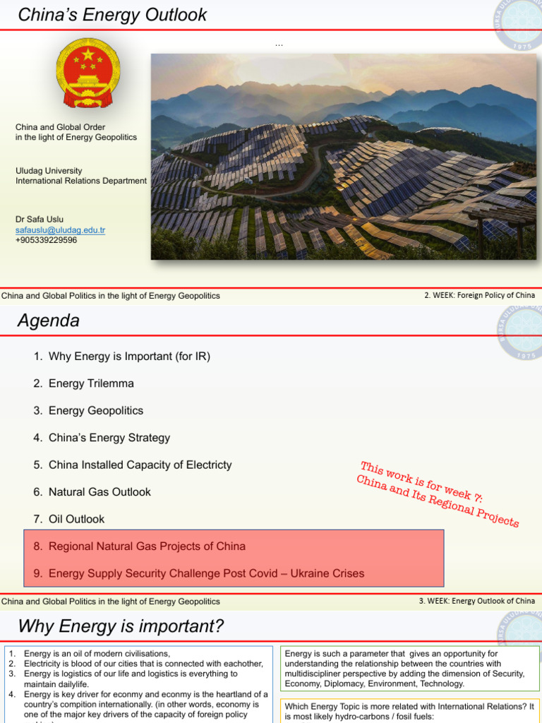 Energy Outlook of China | PDF | Renewable Energy | Sustainability