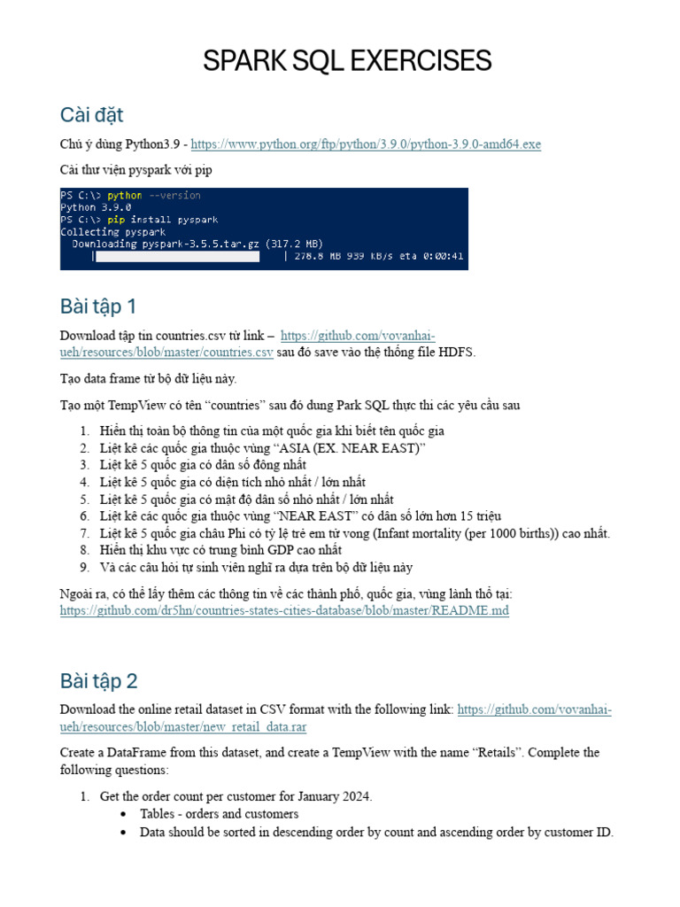 Spark SQL Exercise (1) | PDF | Data Management | Databases