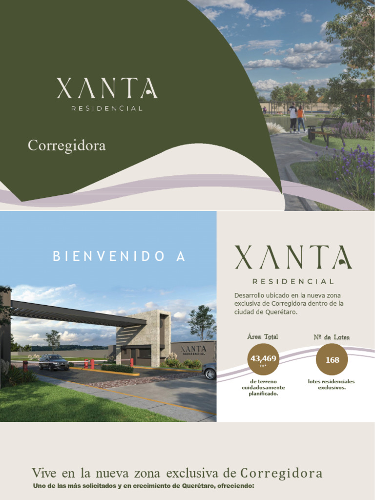 Presentacion Inmobiliarias Xanta Corregidora | PDF