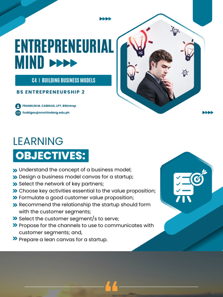 Entrepreneurial Mind Chapter 4 | PDF | Franchising | Business Model