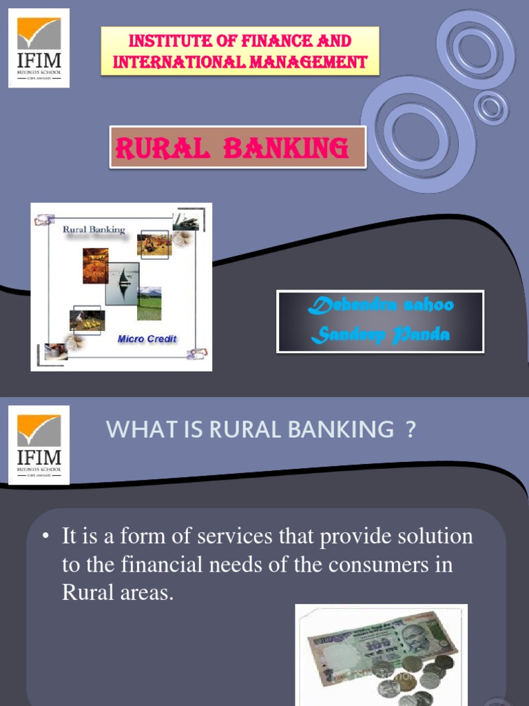 Rural Banking: Strategies and Challenges | PDF