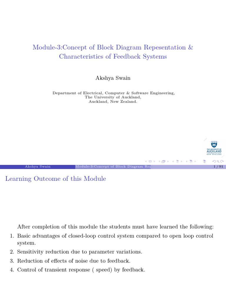 Module_3_ELECTENG332_Characteristics_Feedback_Systems | PDF | Feedback ...