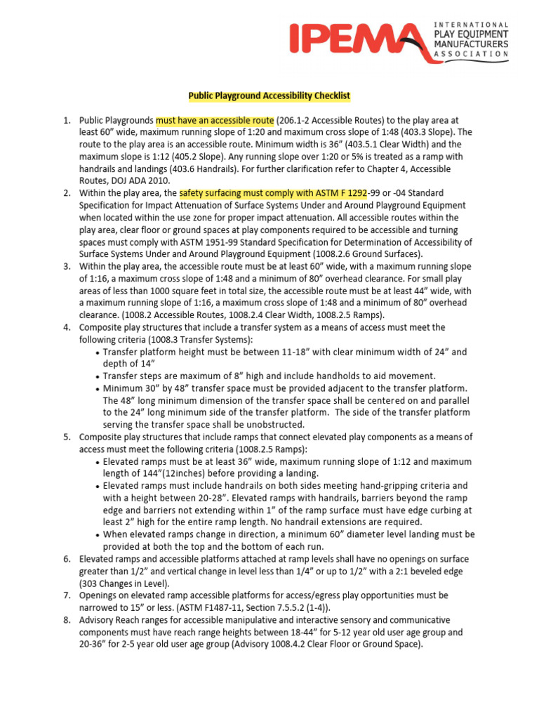 ADA Checklist Reference | PDF