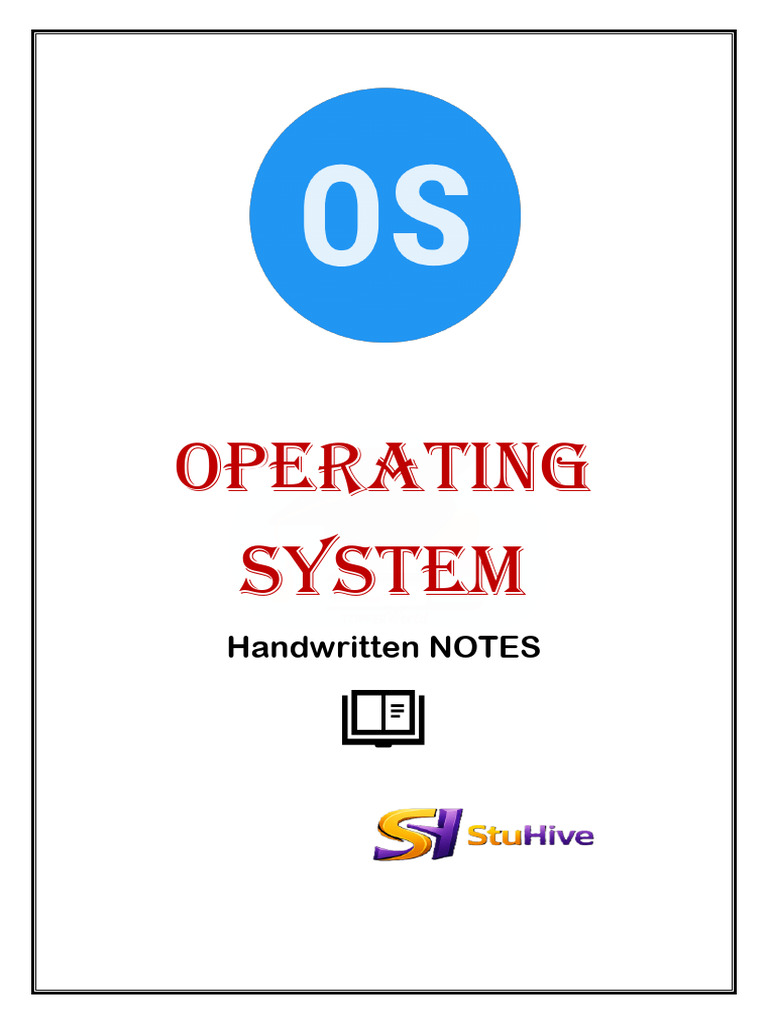 Aktu Btech Cse Operating System Os Complete Handwritten Notes Unit 1 To ...