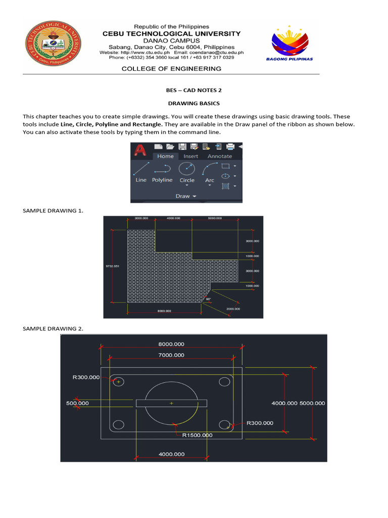 BES CAD Notes 2 Drawing Basics | PDF