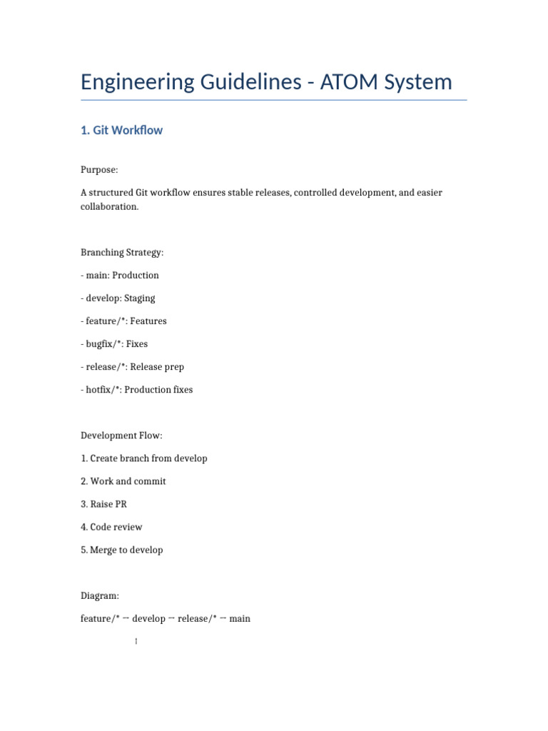 Engineering Guidelines | PDF