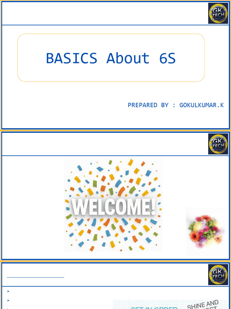 The 6S Methodology is a Workplace Organization 1751815505 | PDF ...