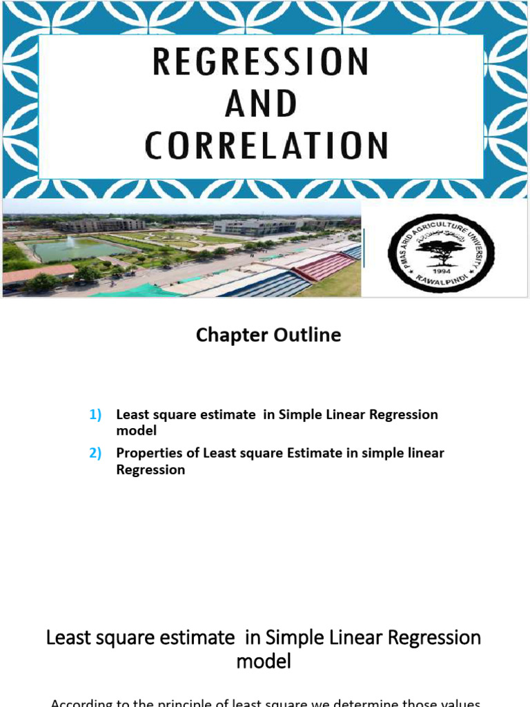 Lecture15 Statistics and Probability | PDF | Least Squares | Regression ...