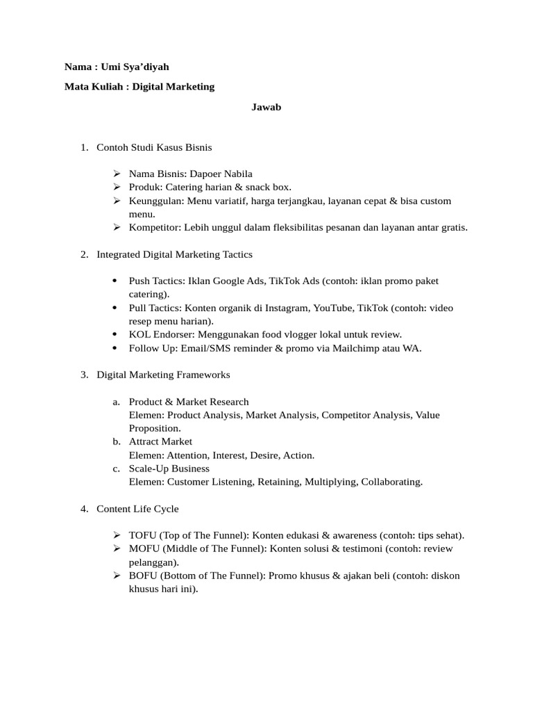 UTS Digital Marketing | PDF