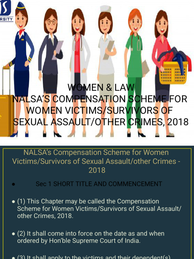 Women & Law - 23. Nalsa's Compensation Scheme for Women Victims ...