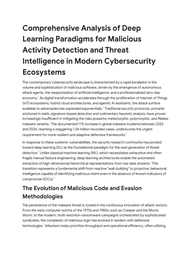 Deep Learning Malware Detection Research | PDF | Malware | Computer ...