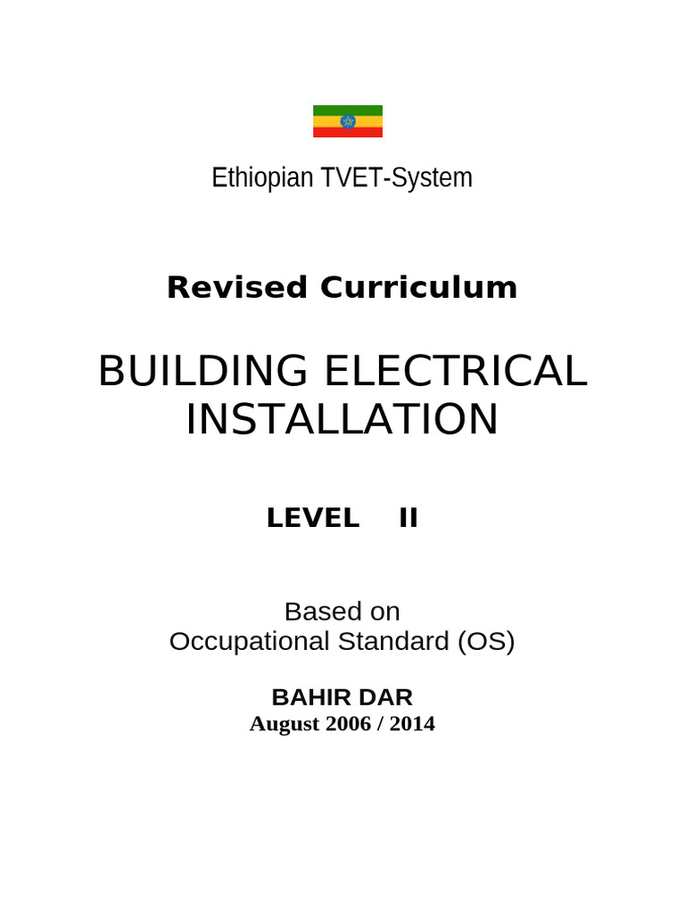 Building Electrical Installation Level-II | PDF | Information ...