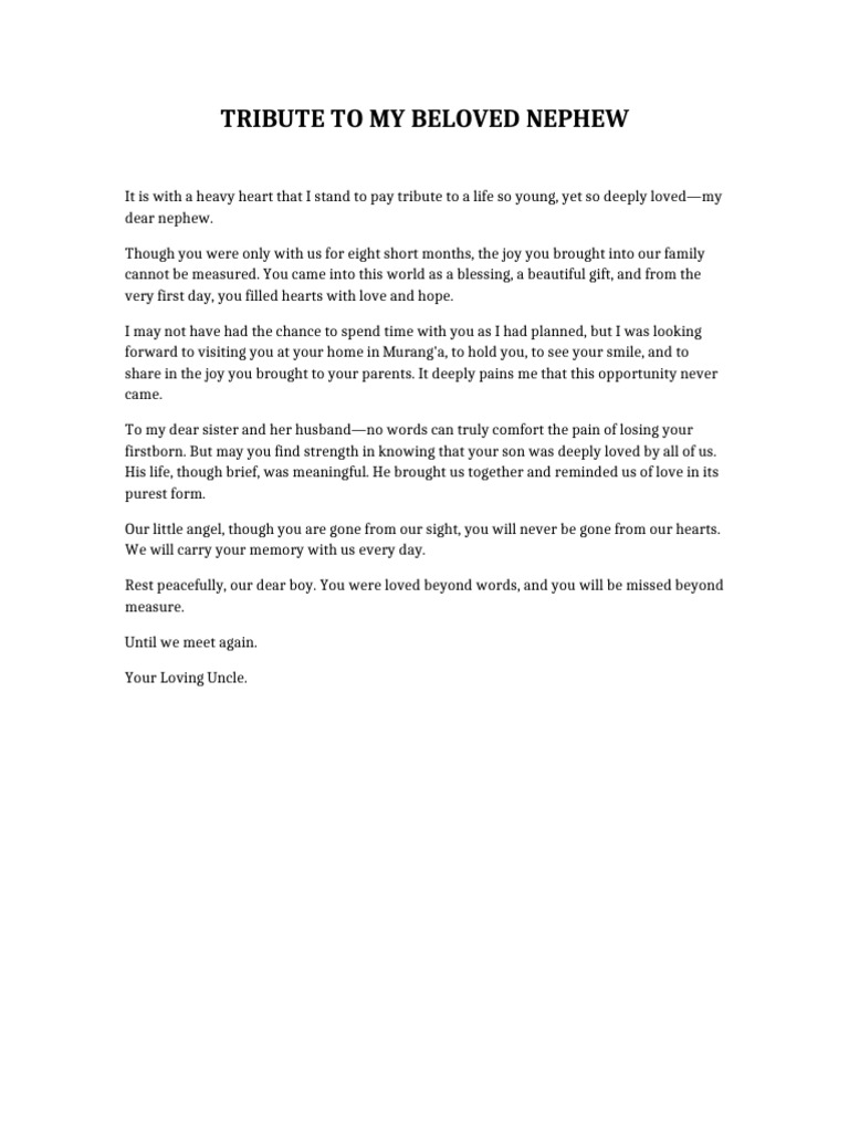 Tribute | PDF