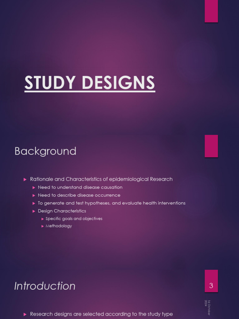 Study Designs part 1 PDF 2026 | PDF | Cohort Study | Scientific Method