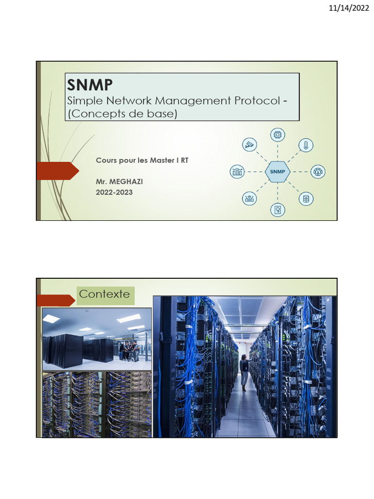 04 SNMP | PDF | Standards de réseaux | Télécommunications