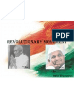 Revolutionary Movement: - by Hetal Bhanushali