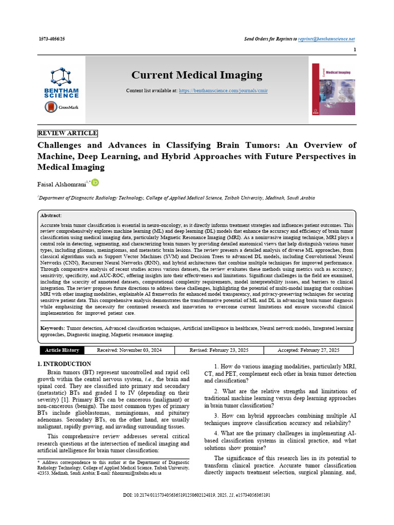 CMIM-21-E15734056365191 | PDF | Brain Tumor | Medical Imaging