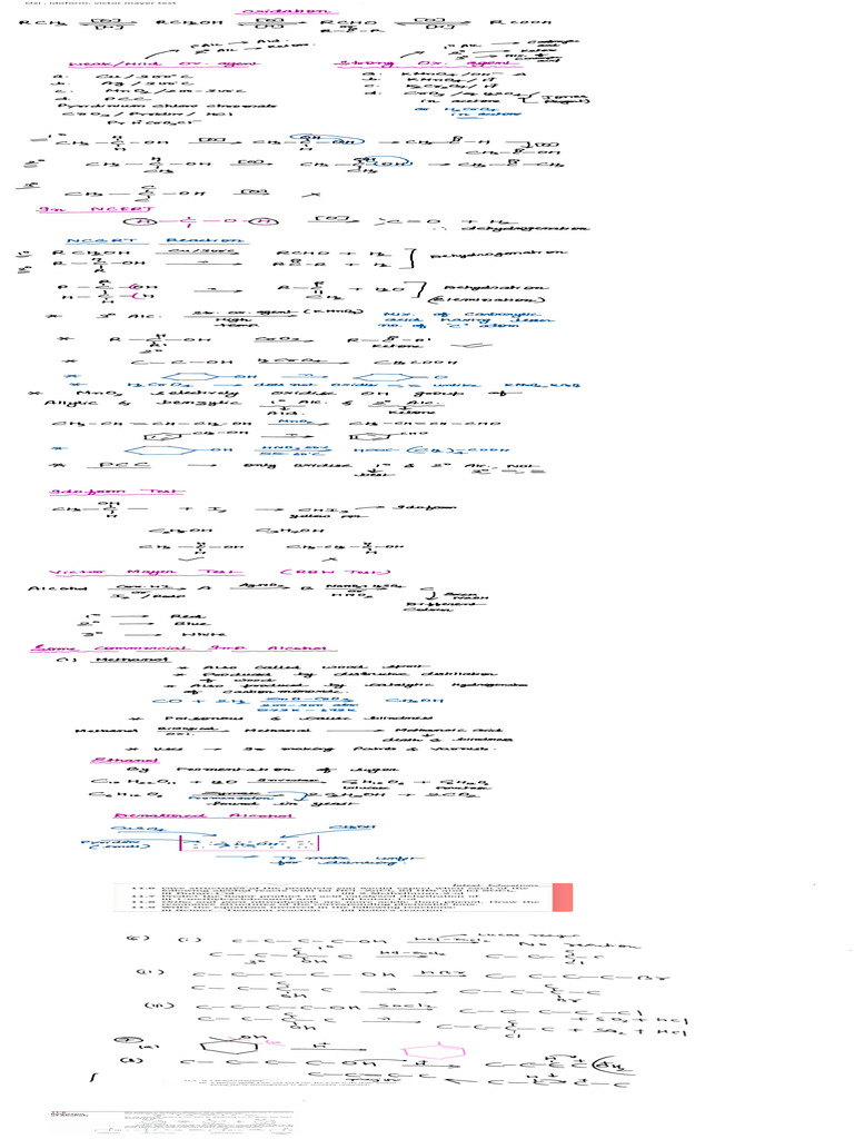 Oxi, Idoform, Victor Mayer Test | PDF