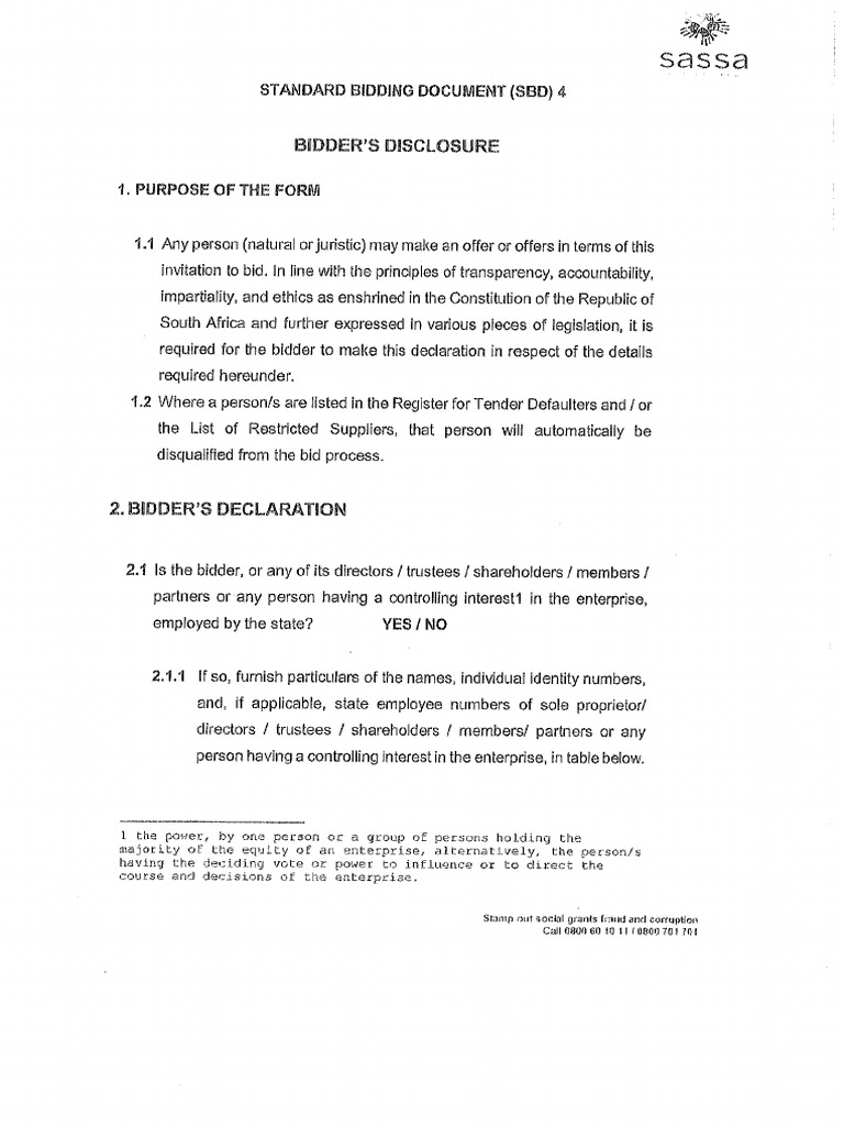 SBD 4 and SBD 6.1 | PDF