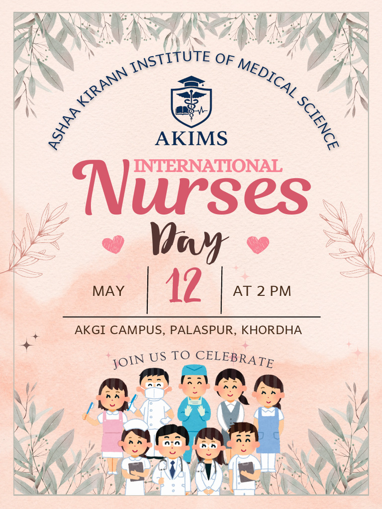 Nurses Day Invitation Card | PDF