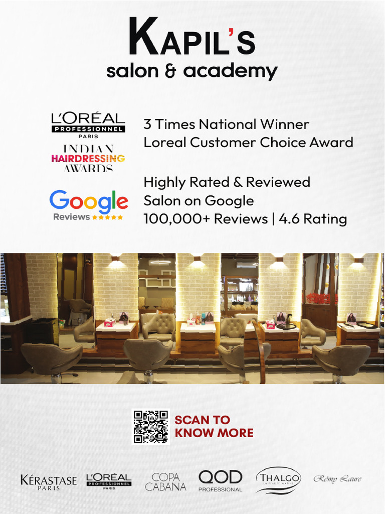 Kapils Salon Rate Card 22-Apr-2026 Updated Price - T2 | PDF | Nail ...
