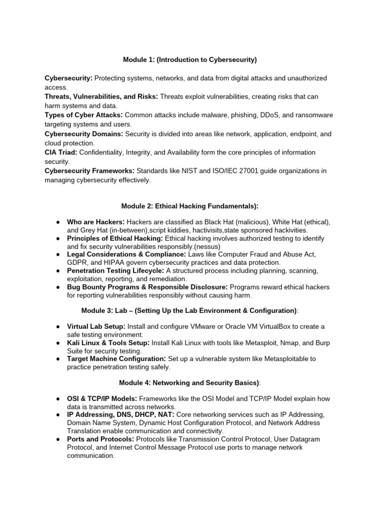 Module Summary & Osint Tools | PDF | Security | Computer Security