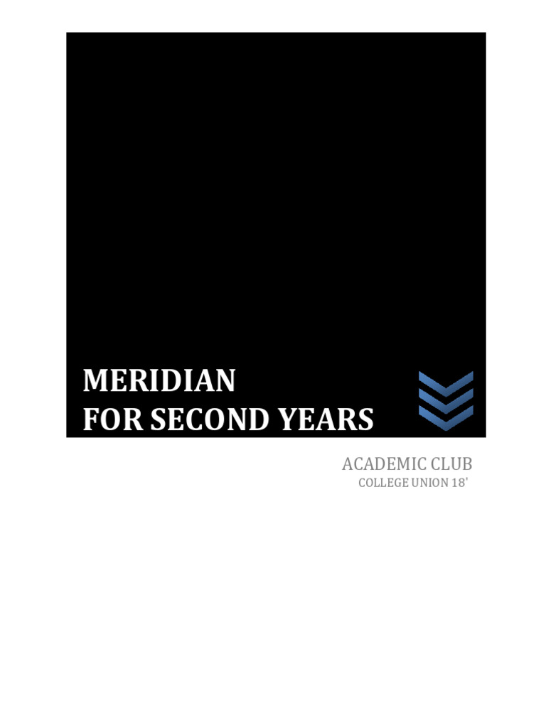 MERIDIAN for Second Years_260326_180731 | PDF | Nonsteroidal Anti ...
