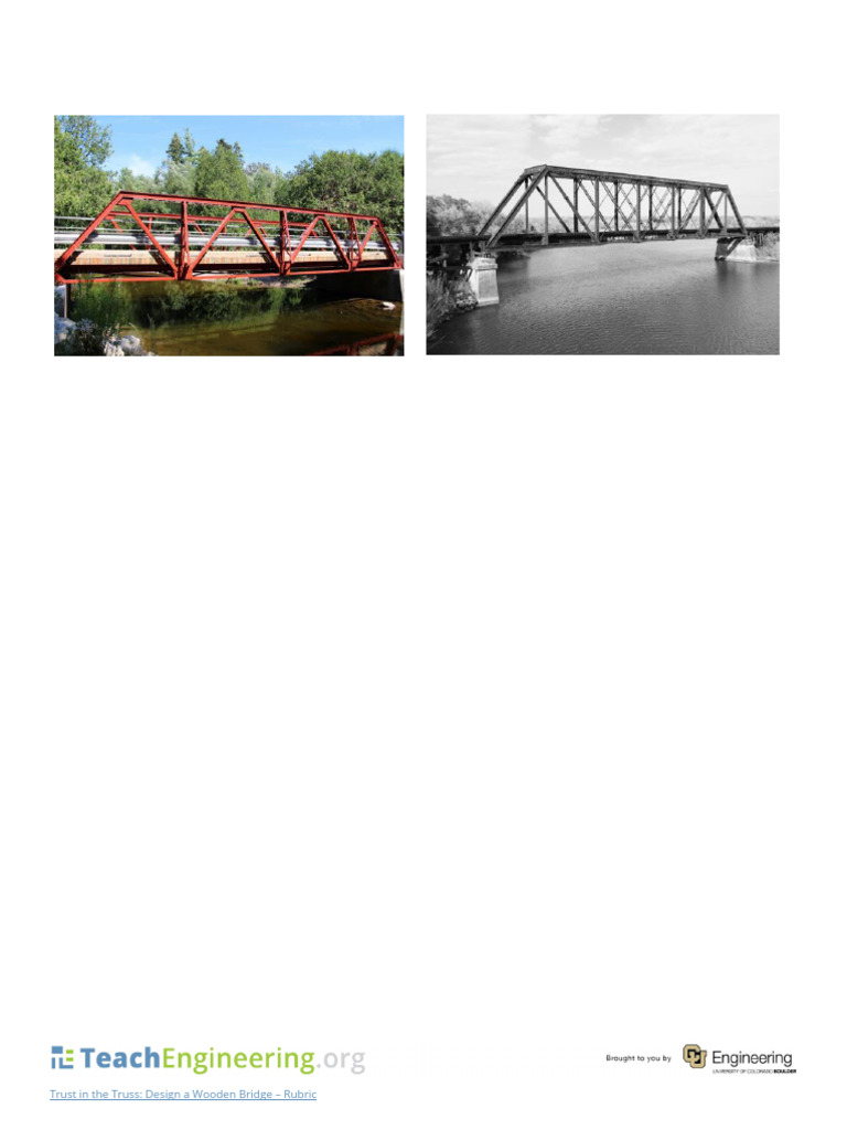 Ind 2472 Trust Truss Overview Rubric | PDF | Truss | Structural Engineering