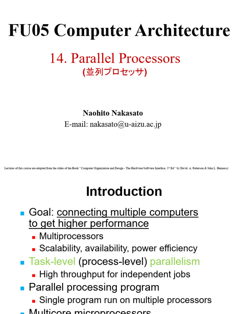 lec14 | PDF | Parallel Computing | Thread (Computing)