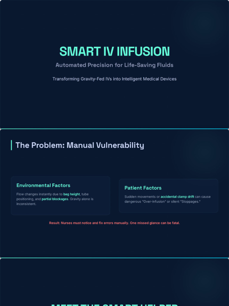 Smart IV Infusion Control System | PDF
