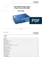 VB20SL3 20Hz GPS Data Logger With Slip, Pitch and Roll Angle User Guide