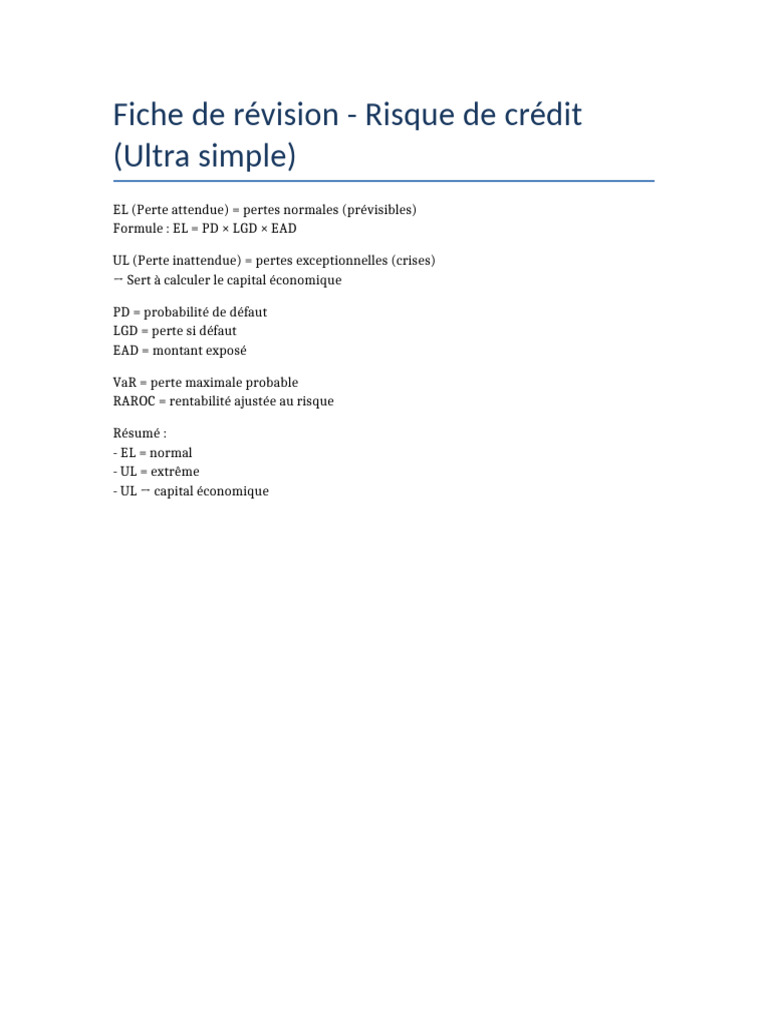 Fiche Revision Simple CDG | PDF