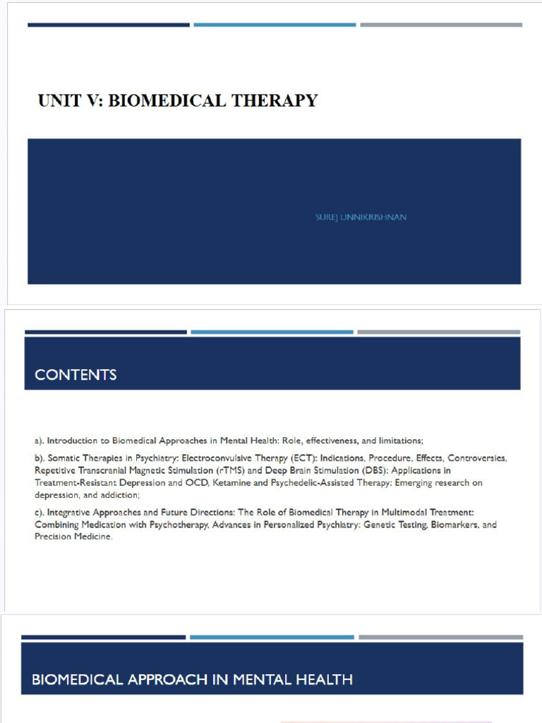 Biomedical Therapy | PDF