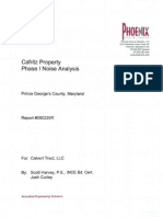 Cafritz Property Phase 1 Noise Analysis, By Phoenix Noise and Vibration, LLC, Dated February 24, 201