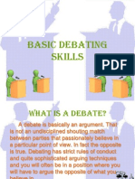 Basic Debating Skills