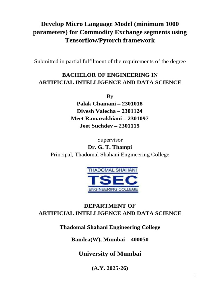 Mini Project Final Report GROUP 6 | PDF | Computing | Applied Mathematics