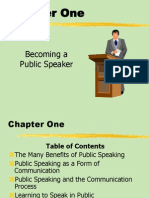 Public Speaking and The Communication Process