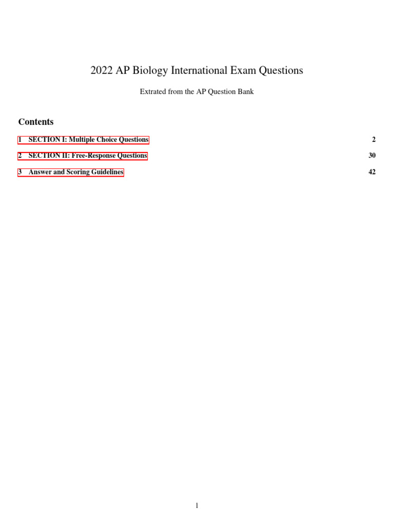 AP bio 2022 | PDF | Enzyme Inhibitor | Gene