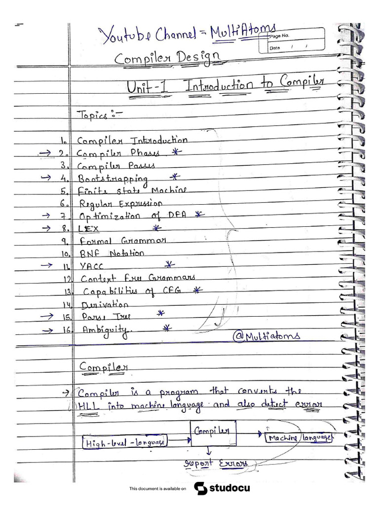 CD Notes Multi Atom Plus | PDF