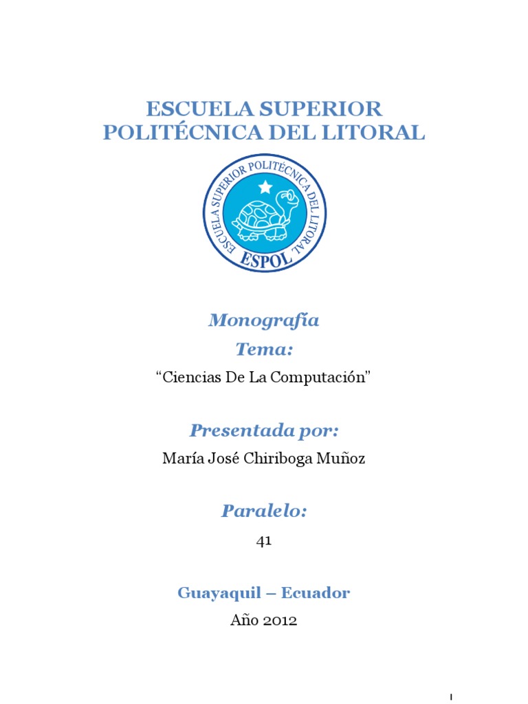 Ciencias de La Computacion | PDF