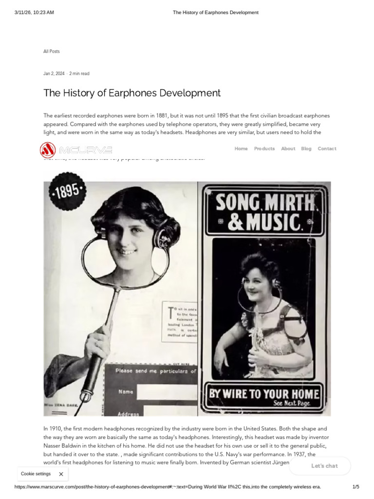 The History of Earphones Development | PDF | Headphones | Consumer ...